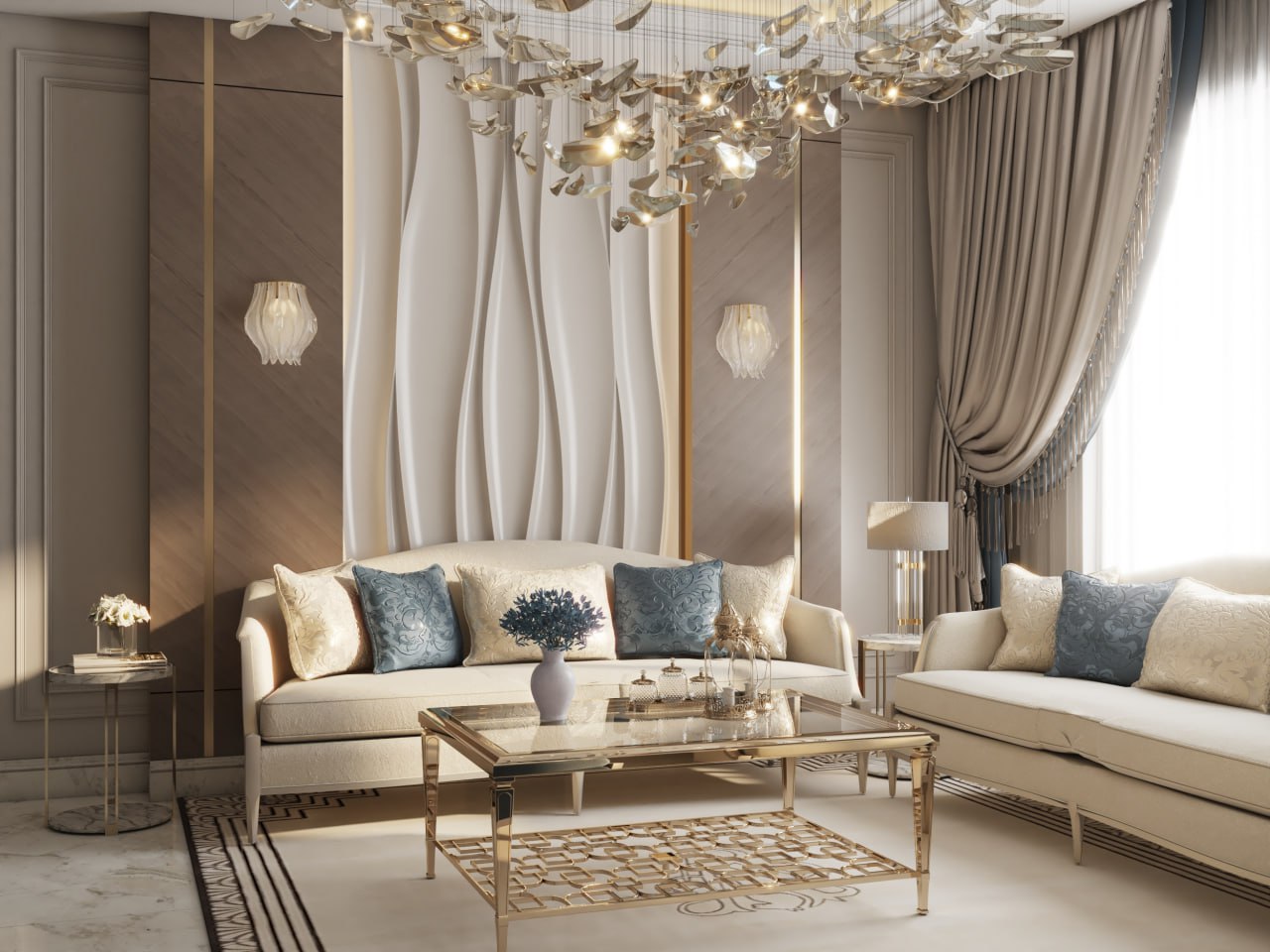 تصميم مجلس بطراز نيو كلاسيك