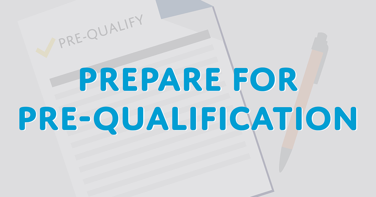 Prequalification Document Preparation