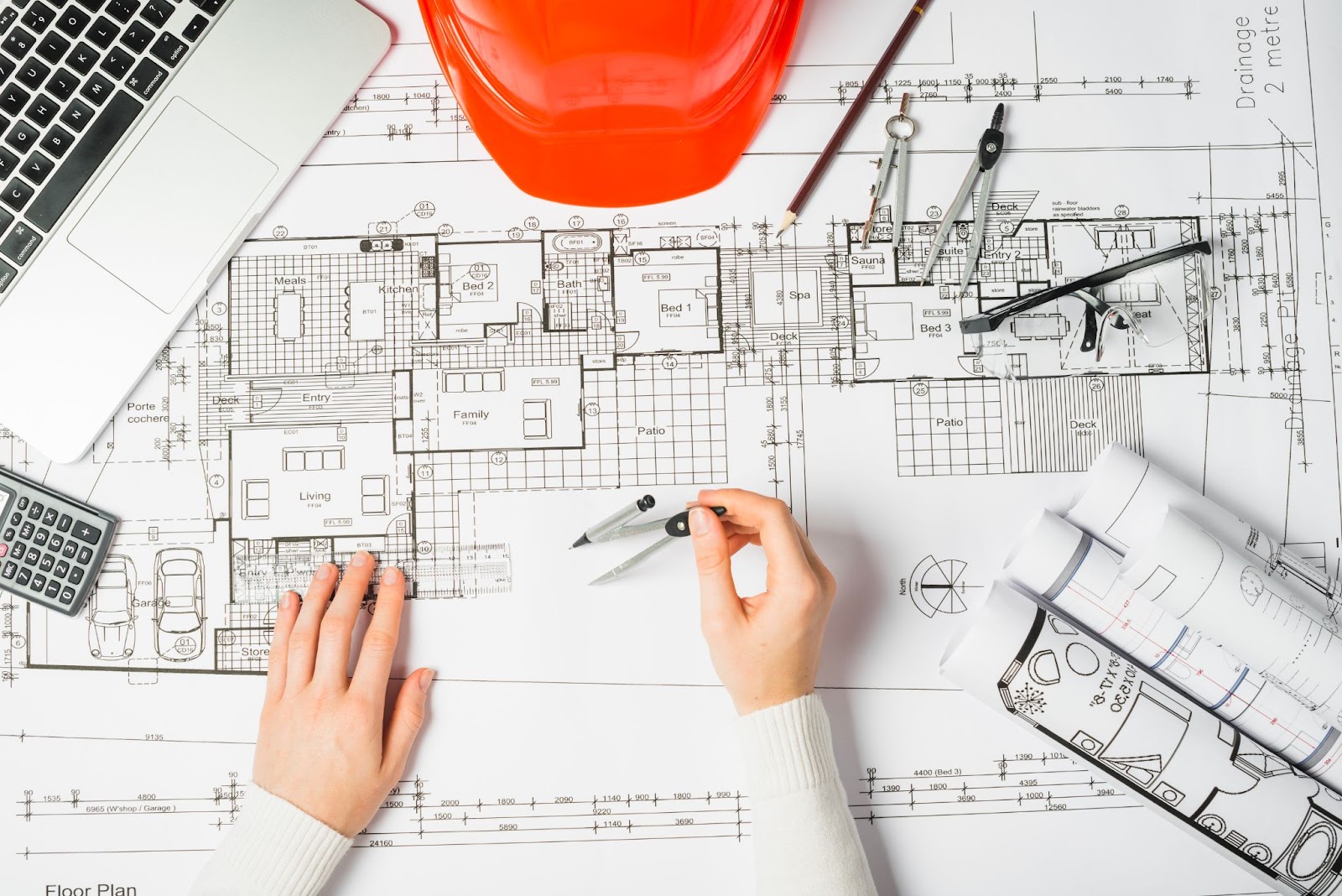 إعداد المخططات الهندسية