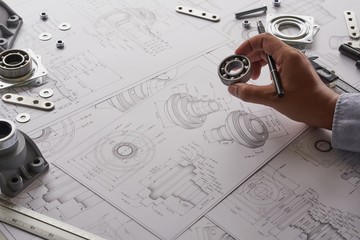 خدمة مهندس ميكانيكا إنتاج - تصميم ورسم هندسي باستخدام SolidWorks و AutoCAD